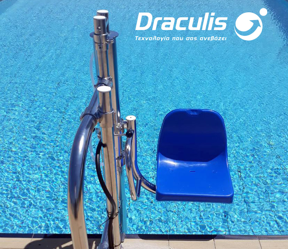 Νέα εγκατάσταση ανελκυστήρα πισίνας - Pool Lift, σε Παιδικές Κατασκηνώσεις στα Χανιά!