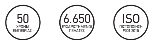 6650 εγκαταστάσεις ανελκυστήρων σκάλας, 50 χρόνια εμπειρίας, πιστοποίησης ISO